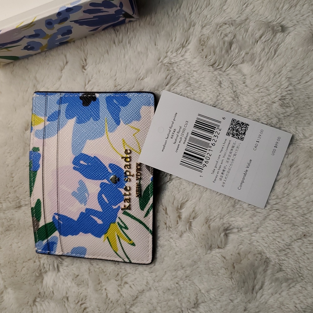 Kate Spade Festival Floral Card Holder - Picture 5 of 7